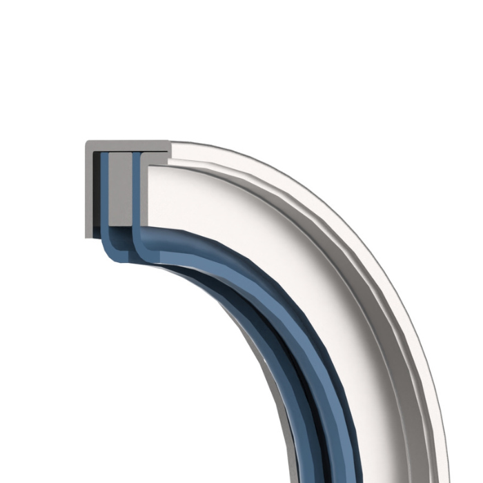 HiPerLip® - PTFE Rotary Lip Seal with Metal Casing 