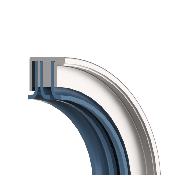 HiPerLip® - PTFE Rotary Lip Seal with Metal Casing 